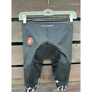 Castelli Rosso Corsa Shorts Mens Black Padded Cycling Bike Road Chamois Small